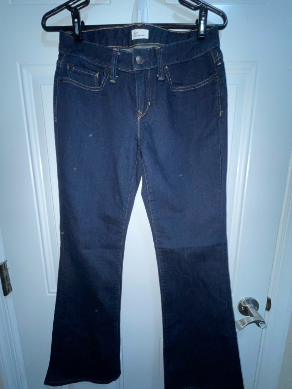 GAP Women's Long and Lean Dark Indigo Bootcut Jeans